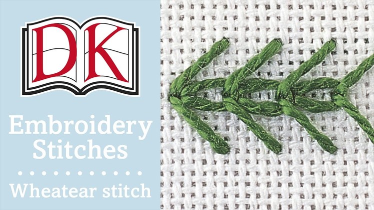 Embroidery Stitches: Wheatear Stitch