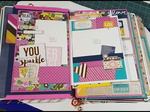 Final Review: Mix & Match Mini Clipboard scrapbook So Fancy Collection Part 1 of 2