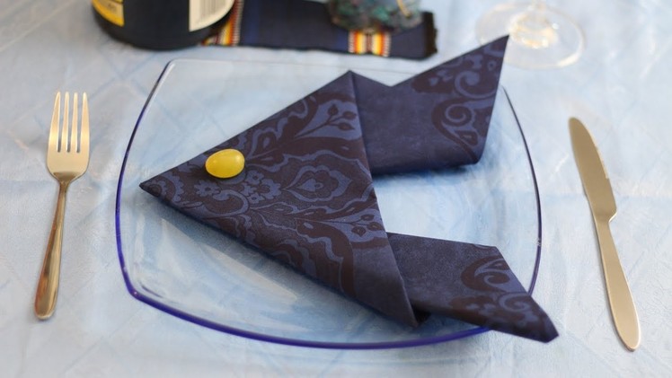 ???? Fish Napkin Fold (Table Decoration Ideas)