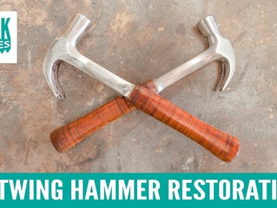 Hammer Restoration - Making a Leather Grip