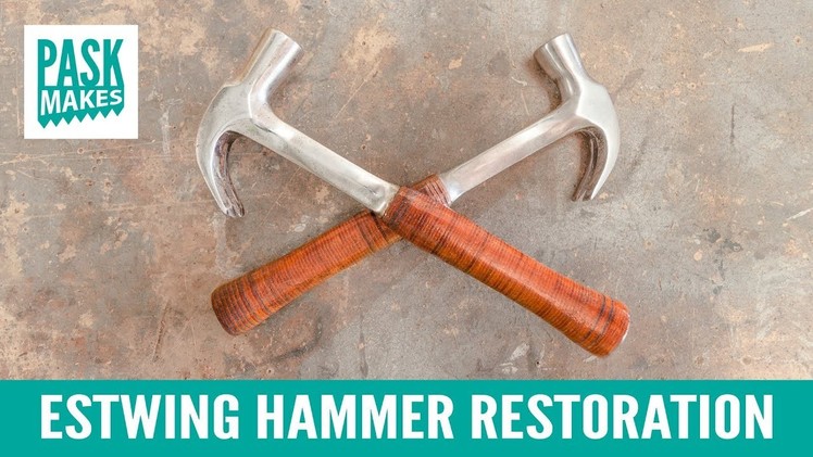 Hammer Restoration - Making a Leather Grip