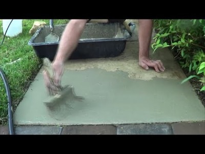 How I resurface a concrete sidewalk, (part 2 of 3) Mike Haduck