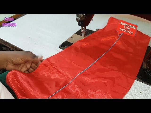How to Attach Gum Dori Piping in Anarkali Lehenga and Ghagra