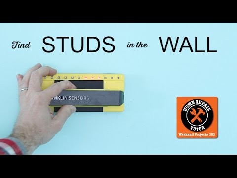 How to Find a Stud in the Wall -- by Home Repair Tutor