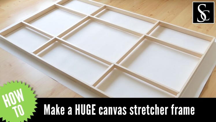 How to Make a Canvas Stretcher Frame, And How to Mount The Canvas