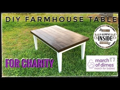 How to Make a Farmhouse Table