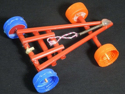 How to make a springs band car for kids very easy
