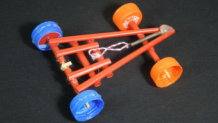 How to make a springs band car for kids very easy