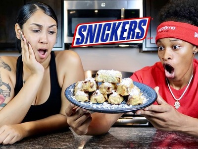 HOW TO MAKE FRIED SNICKERS!!! FT. QUEEN NAIJA!!