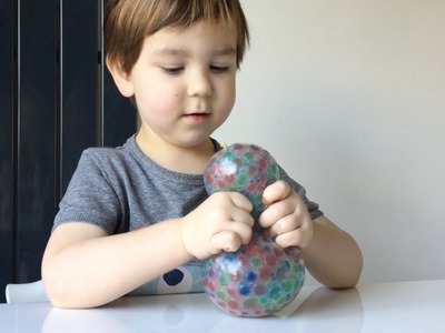 How To Make Sensory Ball For Toddlers Or Stress Ball For Parents At Home