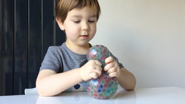How To Make Sensory Ball For Toddlers Or Stress Ball For Parents At Home