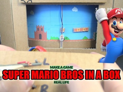 How to Make Super Mario Bros Game Using Cardboard ✅ Real Life Super Mario Bros | Amazing DIY