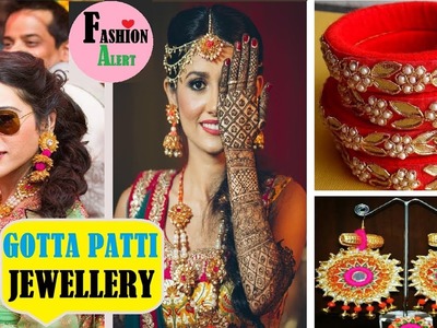 Latest gotta patti jewellery designs for mehandi function.latest bridal jewellery for girls
