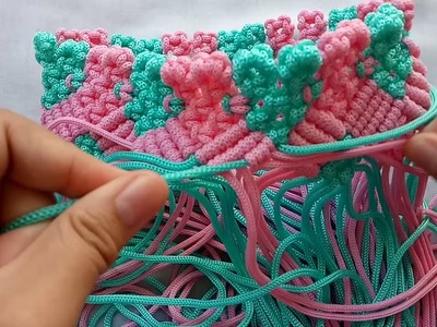 Macrame for wallet (part 3)