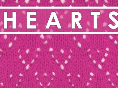 MINI LACE HEART Knit Stitch Pattern