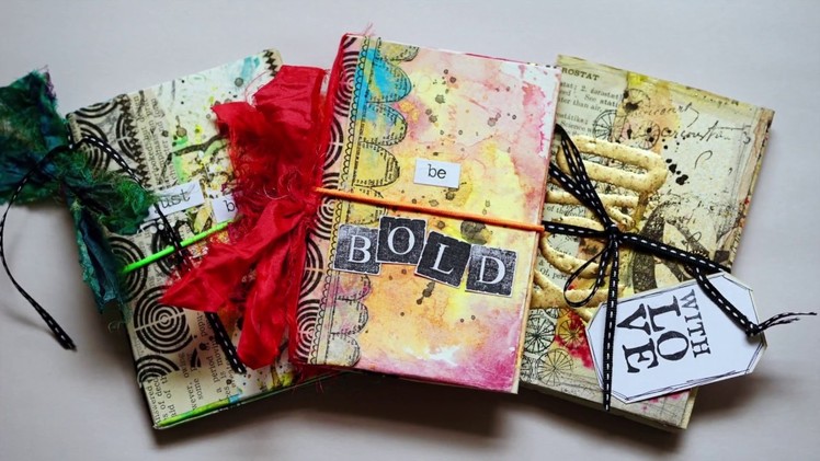 "Mini Mixed Media Booklet" for Artified.