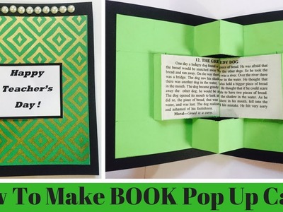 Pop Up Book Card Tutorial | Pop up card for Explosion box