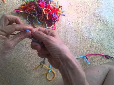 Scrap yarn ball