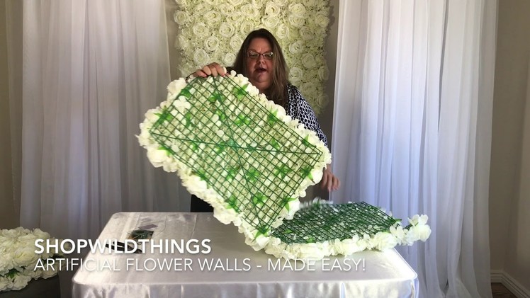 ShopWildThings Flower Walls Made Easy