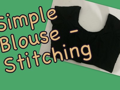 Simple blouse - Stitching (Part 2)