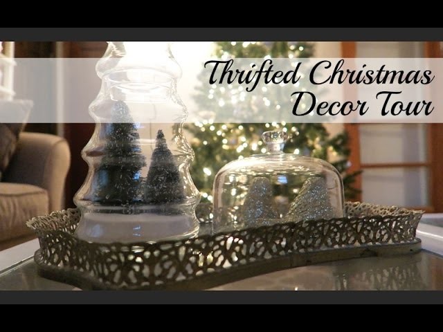 Thrifted Christmas Decor | Decorate with Me | Home Tour