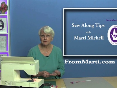 Tip #4 More Measuring with Templates and Marti for Farmers Wife blocks.