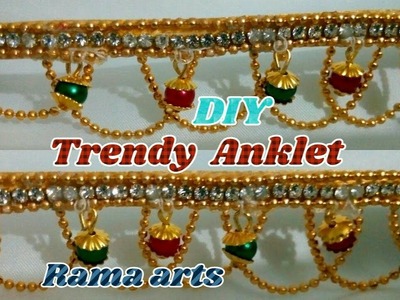 Trendy Anklets - How to make Anklets | jewellery tutorials
