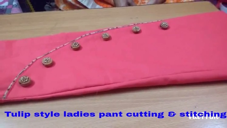 Tulip Style Pant Cutting & Stitching in Hindi.DIY.Sara
