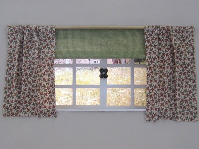 1.12th Scale Dolls House Curtains & Blind Tutorial