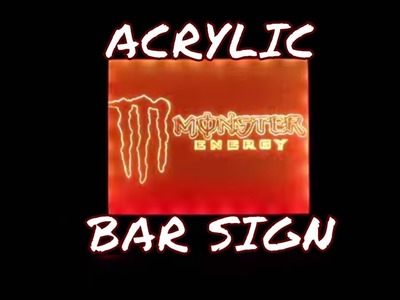 Acrylic LED Bar Sign DIY (Color Changing)