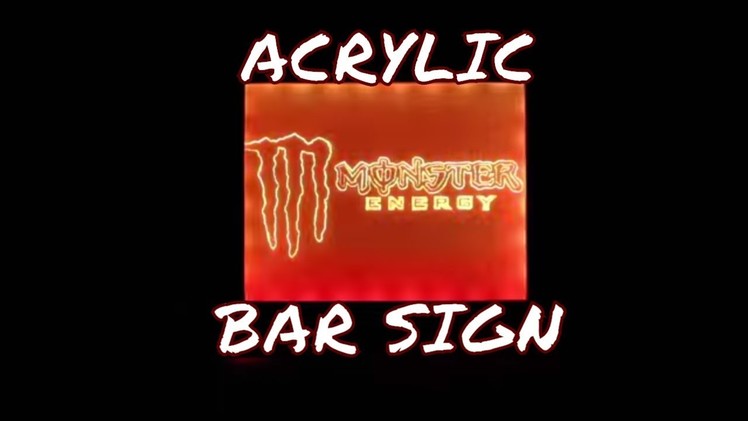 Acrylic LED Bar Sign DIY (Color Changing)