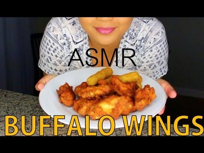ASMR: Buffalo Wings *Eating Sounds.MUKBANG*