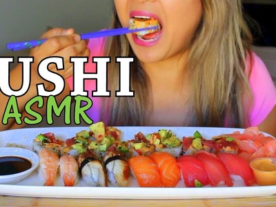 ASMR: Nigiri Sushi にぎり寿司 *Eating Sounds* MUKBANG