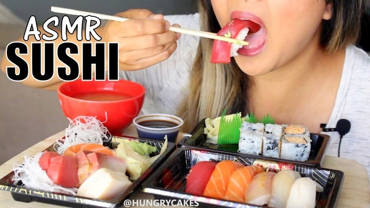 ASMR: Sashimi 刺身 and Nigiri Sushi *NO TALKING EATING SOUNDS*