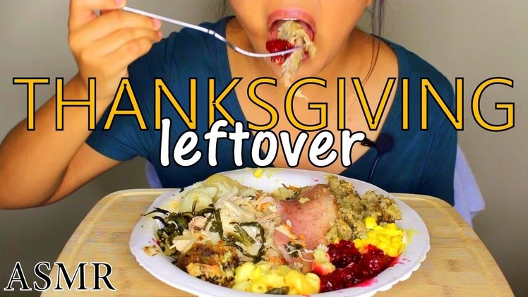 ASMR: Thanksgiving Leftover *Eating Sounds and Whispering*
