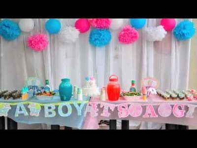 Baby gender reveal party, cute, fun, idea, Nhut + Uyen.