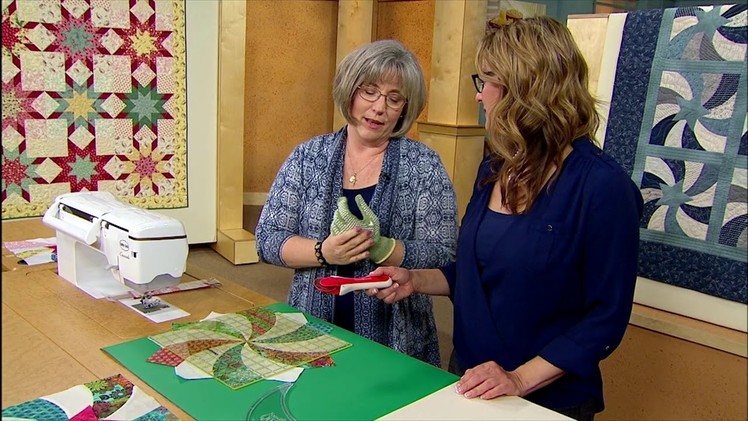 Behind the Scenes on LOQtv (3000 Series): Cutting Tips for Twisted Pinwheel Quilt Blocks