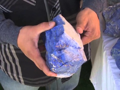 Buying and Polishing Lapis Lazuli From Afghanistan by GIA