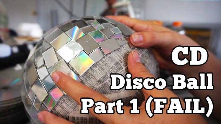 CD Disco Ball - Part 1 (FAIL) | Barb Makes Things #31