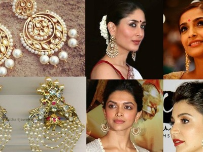 Chandbali earring designs for ethic wear????