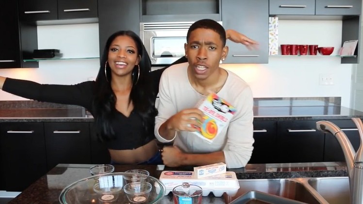 COOKING WITH DK4L | HOW TO MAKE TIE-DYE COOKIES