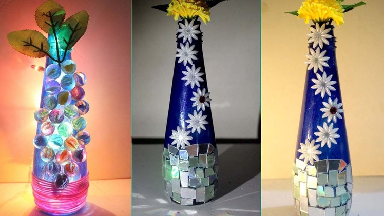 DIY - How to make flower vase at home - Ways to decorate a vase - Flower vase decoration ideas