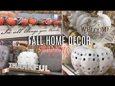 FALL HOME DECOR!! SHOP WITH ME AT HOMEGOODS FALL 2017