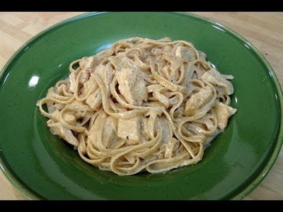 Fettuccine Alfredo with Chicken - Recipe by Laura Vitale - Laura in the Kitchen Ep. 72