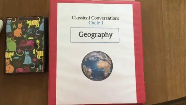 Geography Notebook for Classical Conversations, Cycle 1