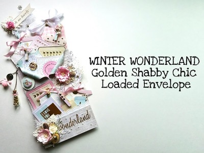 Golden Shabby Chic Loaded Envelope