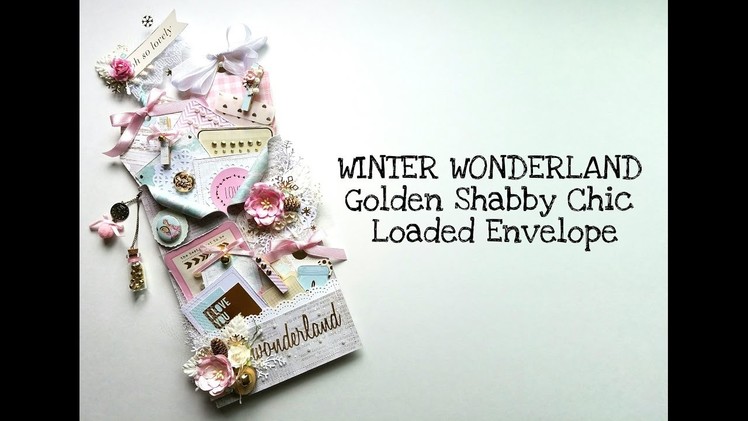 Golden Shabby Chic Loaded Envelope