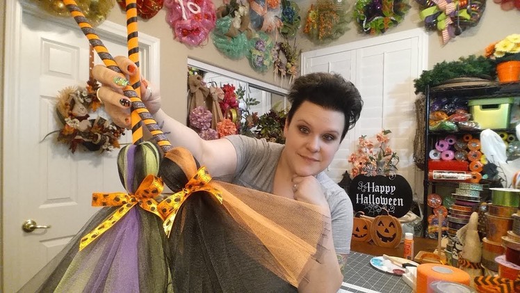 Halloween Decorative Witches Broom