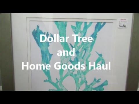 Home Goods and Dollar Tree Haul | Powder Room Decor