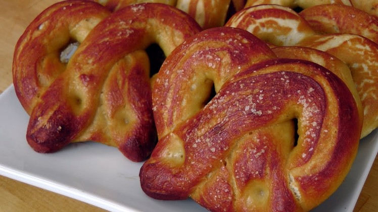 Homemade Soft Pretzels - Recipe by Laura Vitale - Laura in the Kitchen Episode 207